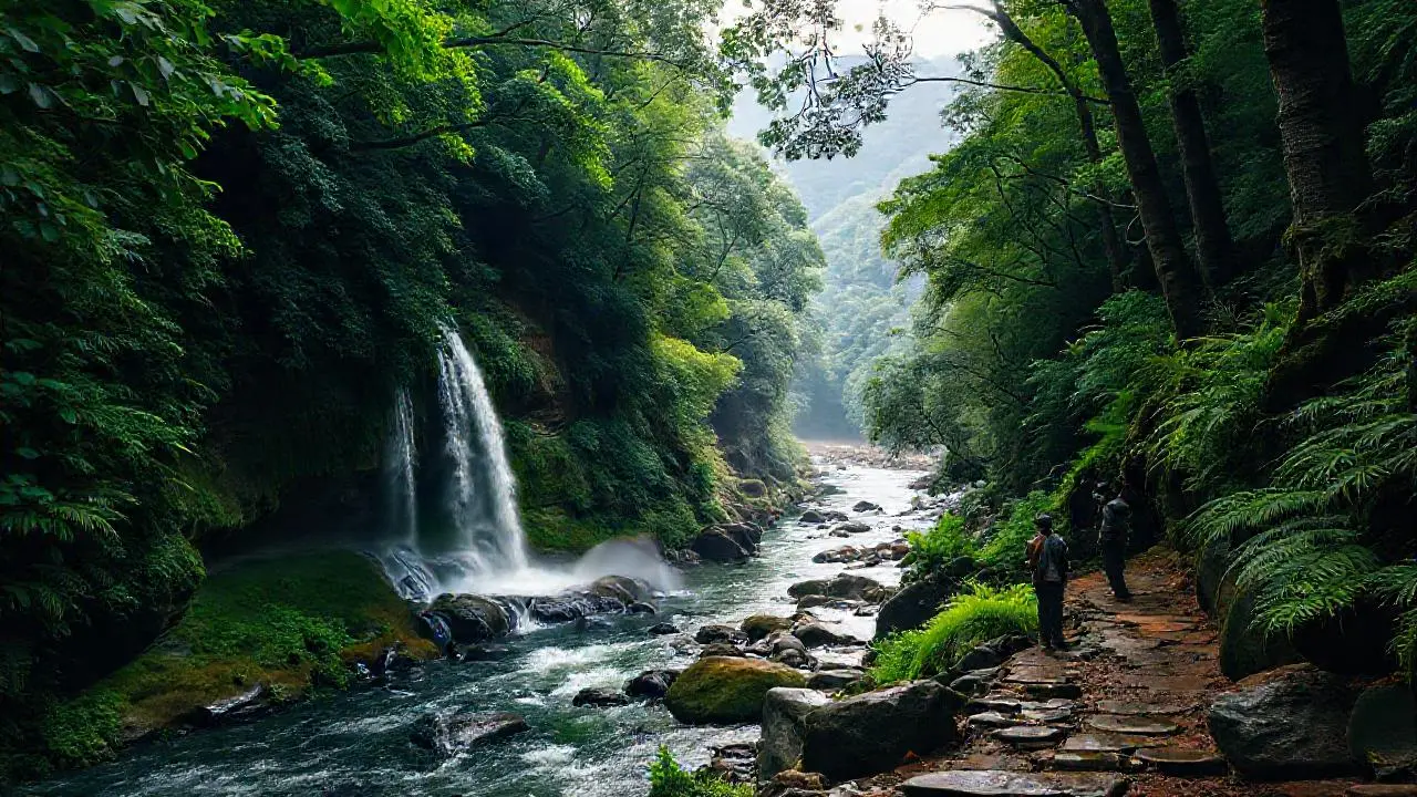 Selva exuberante y serena, llena de vida