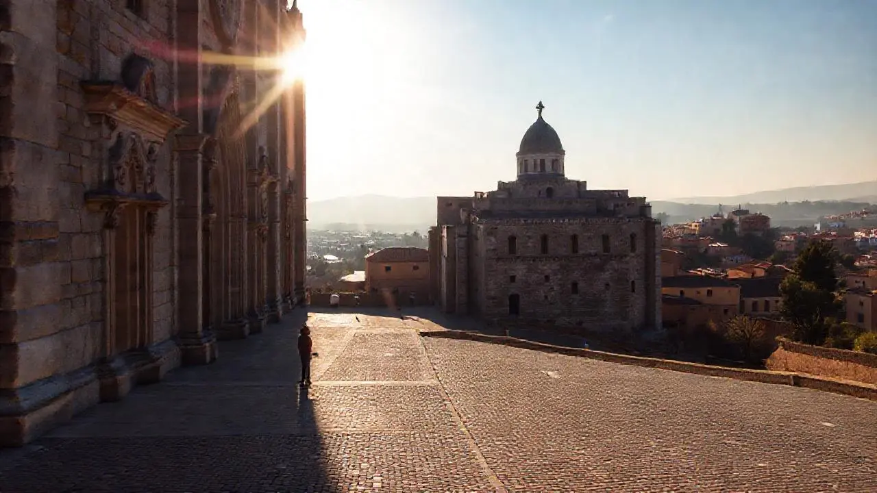 Paz serena bajo luz suave y amplia
