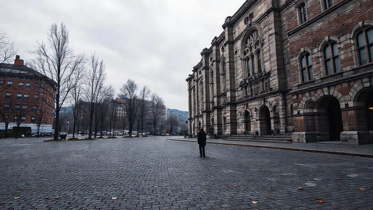 Una ciudad antigua, silenciosa y melancólica