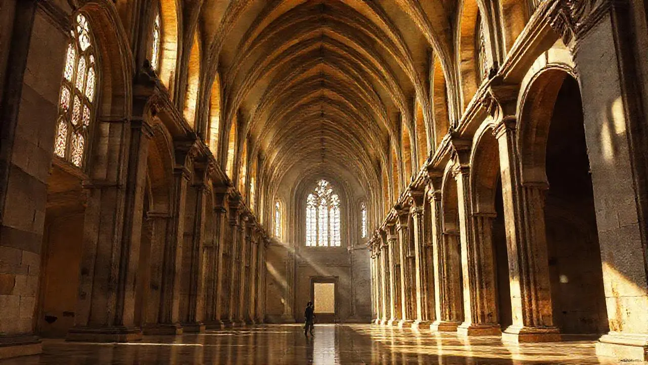 Un espacio antiguo, vasto y silencioso