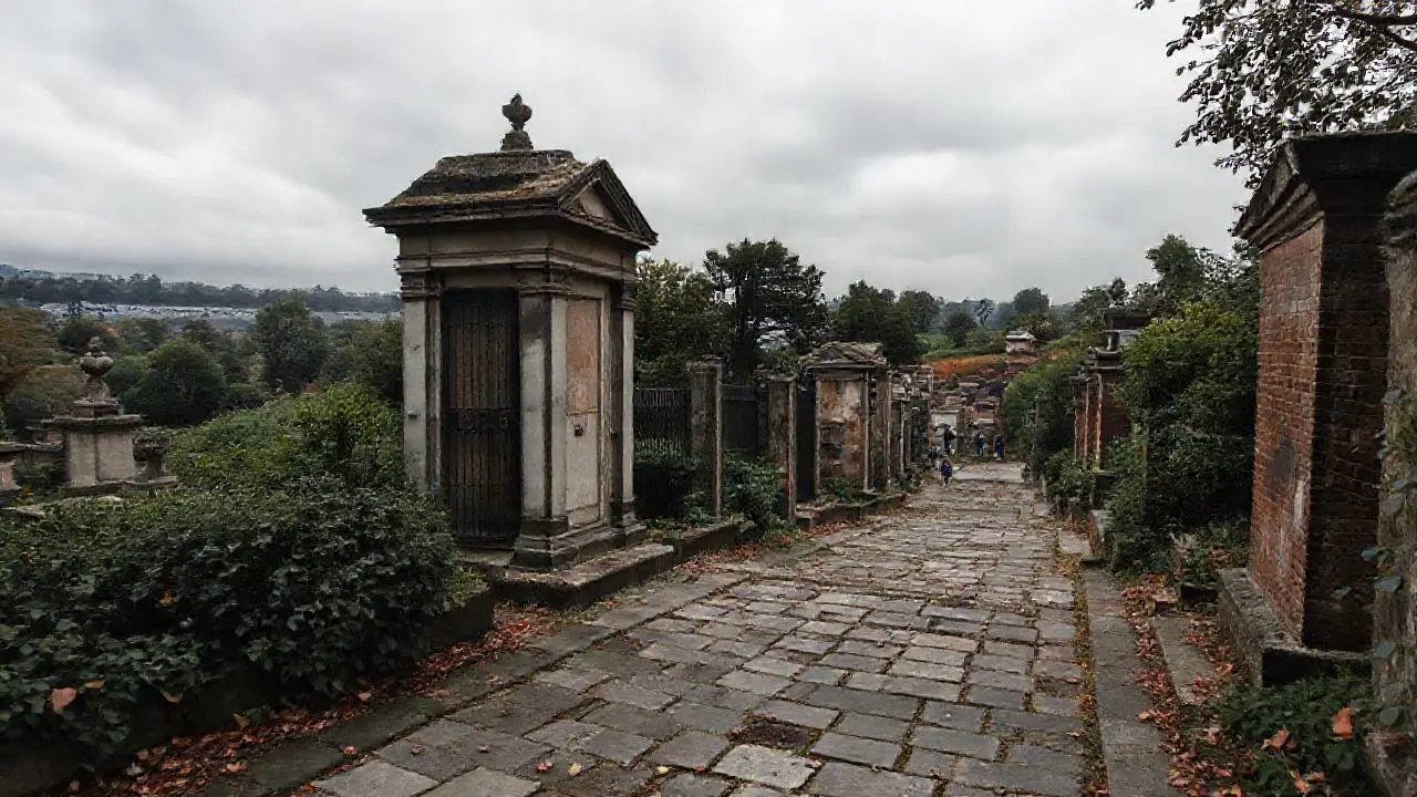 Un paisaje antiguo, sereno y sombrío