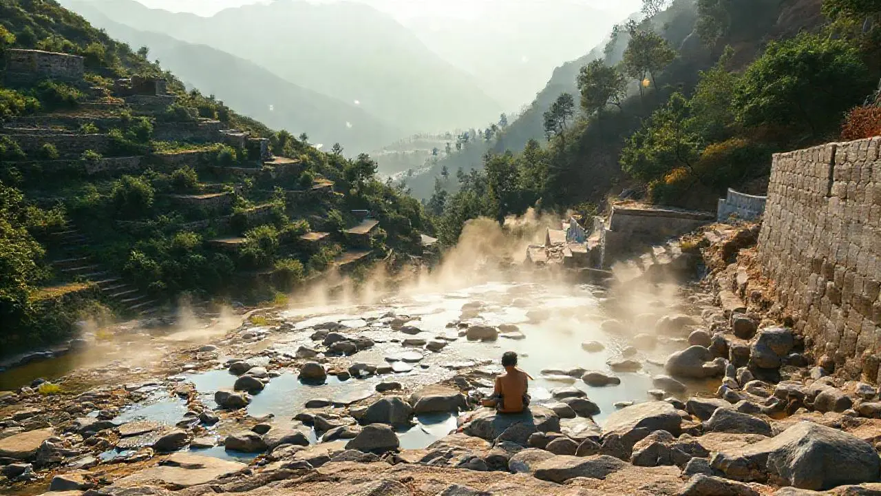 Paisaje tranquilo y natural, sereno y vasto