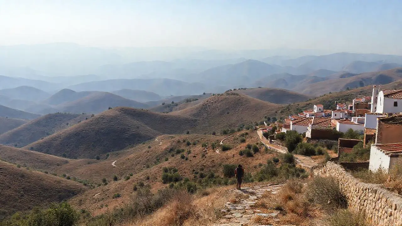 Paisaje sereno, tranquilo y natural