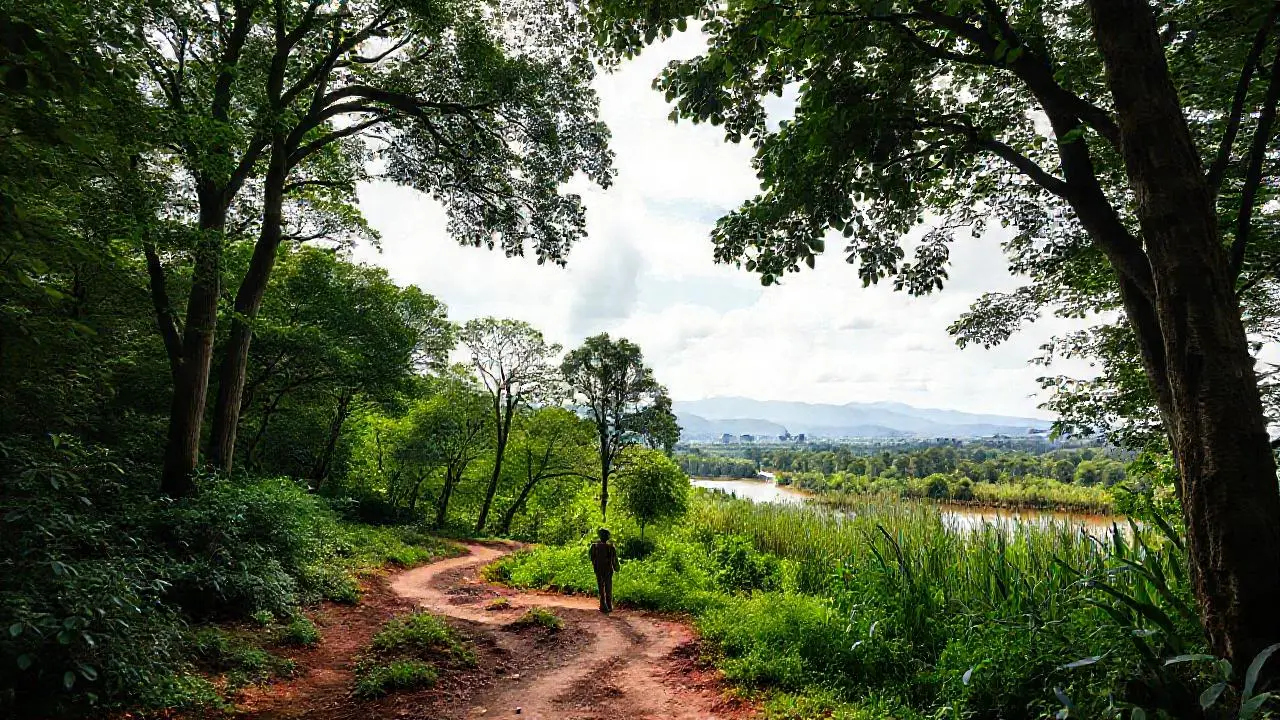 Paisaje natural, profundo, sereno y vasto