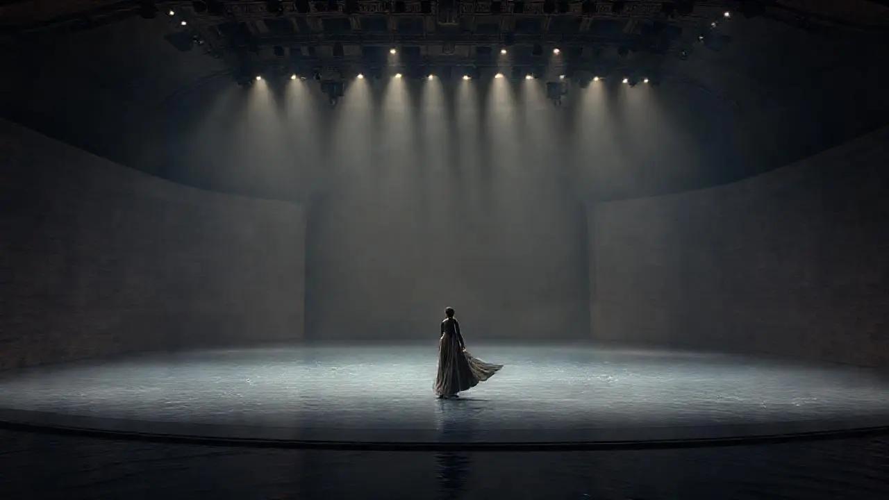 Escena amplia, silenciosa y evocadora