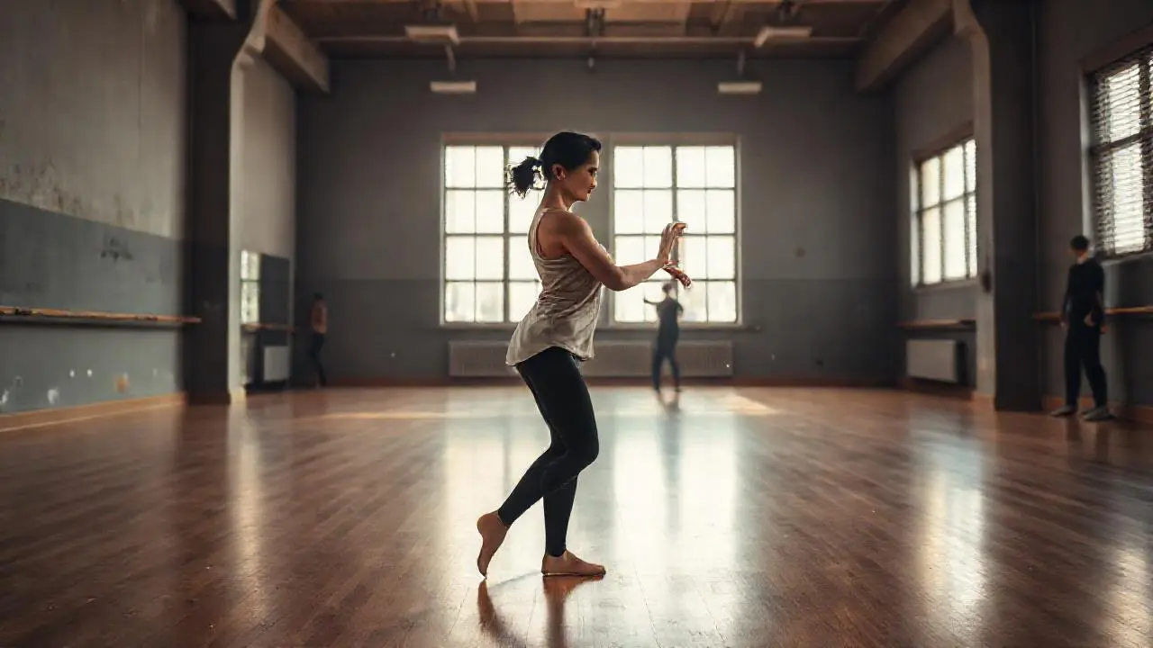 Estudio de danza con energía controlada