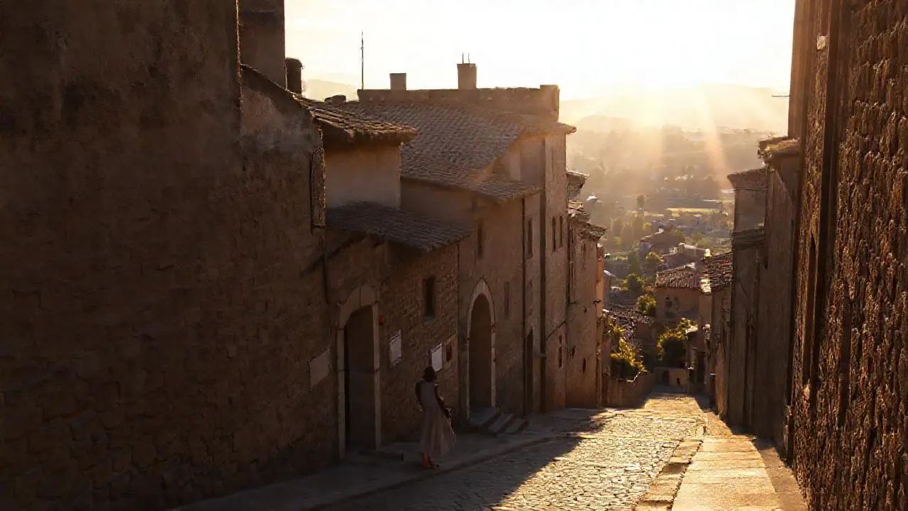 Paz rural, luz suave y atemporal