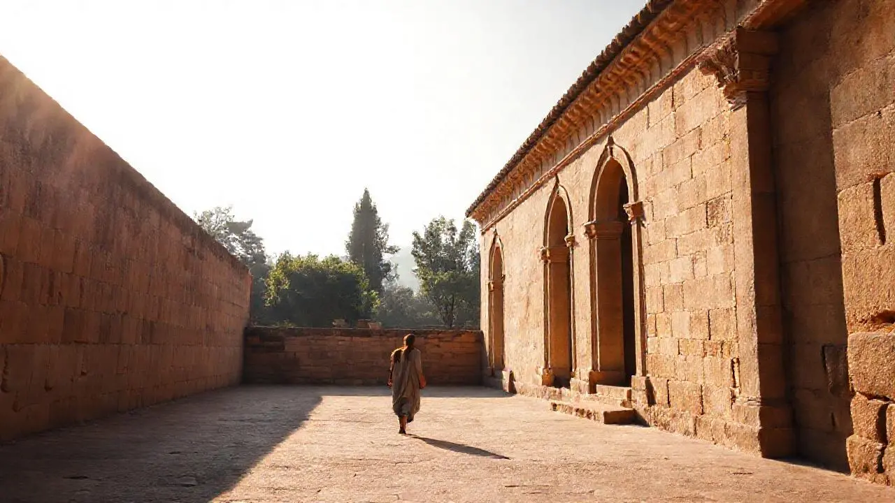 Ambiente antiguo, tranquilo y bañado en luz