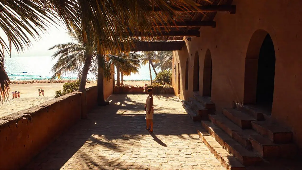 Tranquila luz baña un paisaje cálido