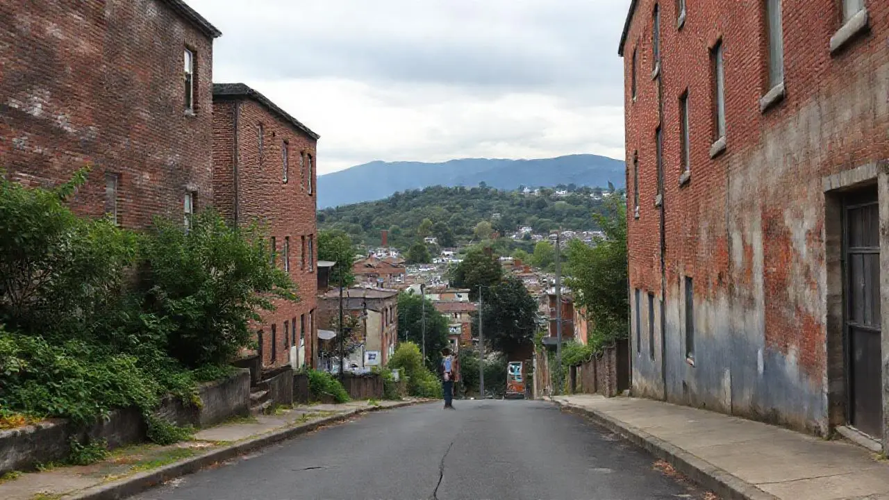 Un paisaje urbano nostálgico y detallado