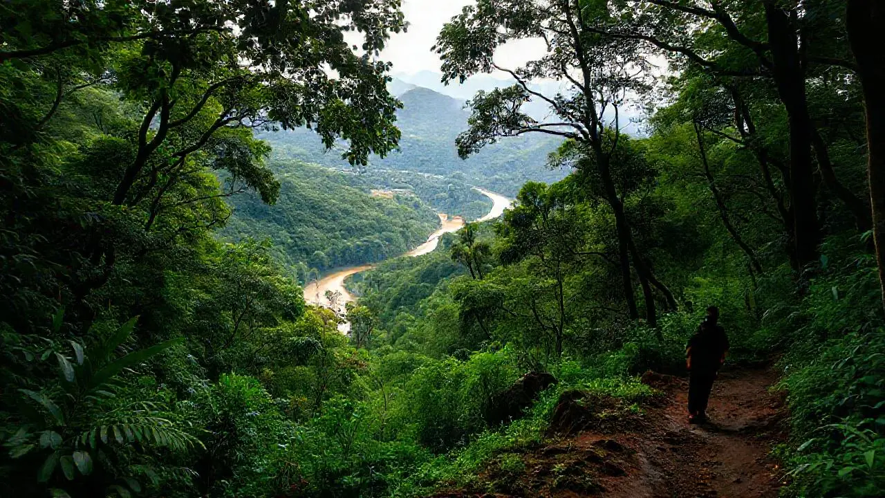 Selva exuberante, silenciosa y extensa