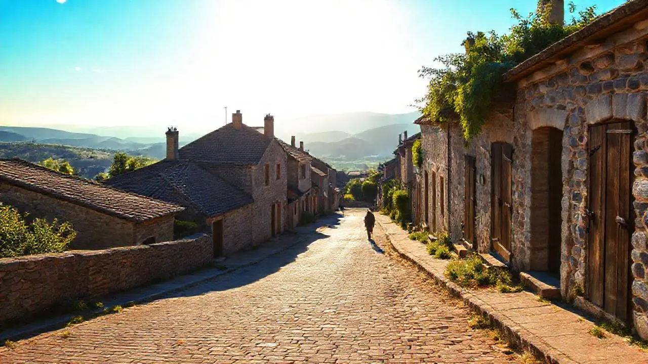 Paz rural, luz suave y detalles realistas