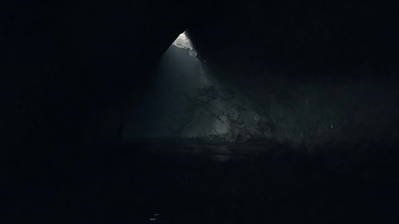 Un espacio cavernoso, oscuro y vasto