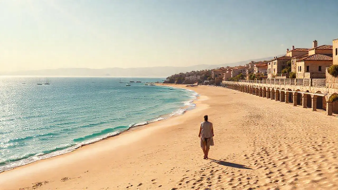 Paz y tranquilidad costera evocan sosiego