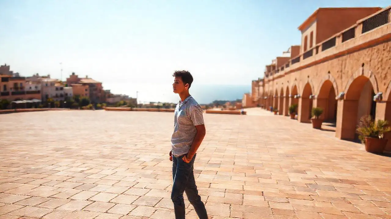 Paz visual en un día sereno