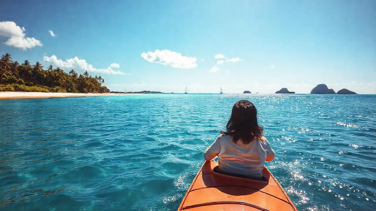 Paz infinita en un paraíso costero