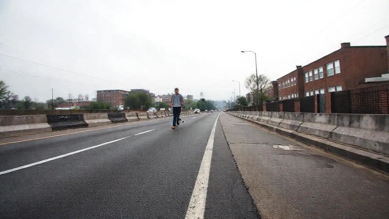 Escena urbana, melancólica y difusa