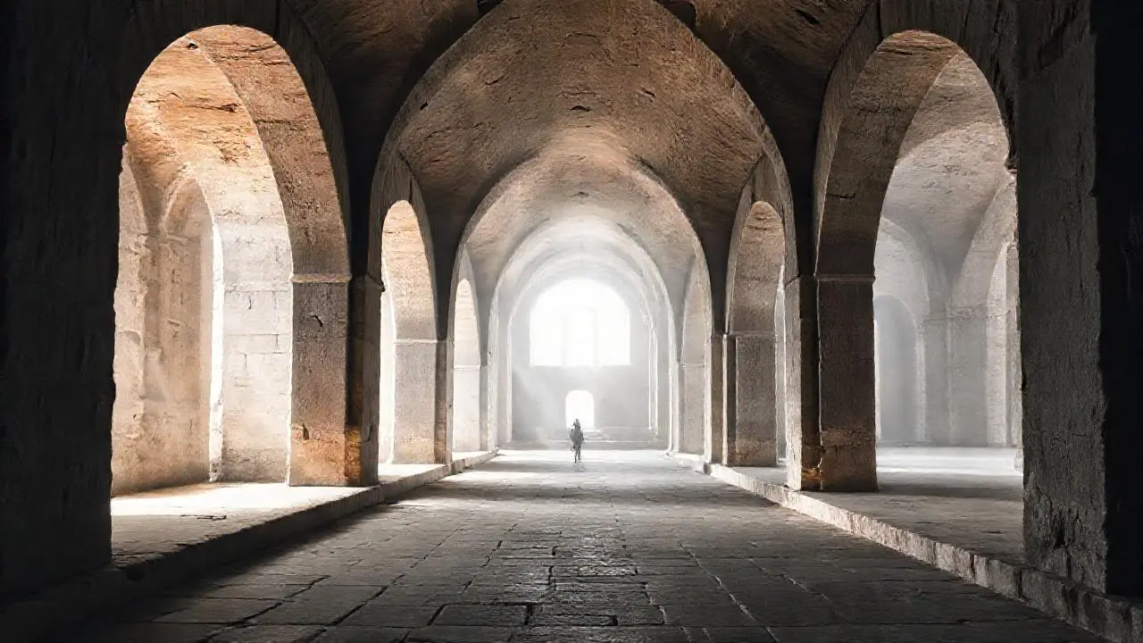 Espacio amplio, sereno y ligeramente difuso
