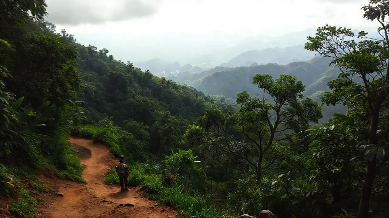 Paisaje montañoso, tranquilo y lleno de vida