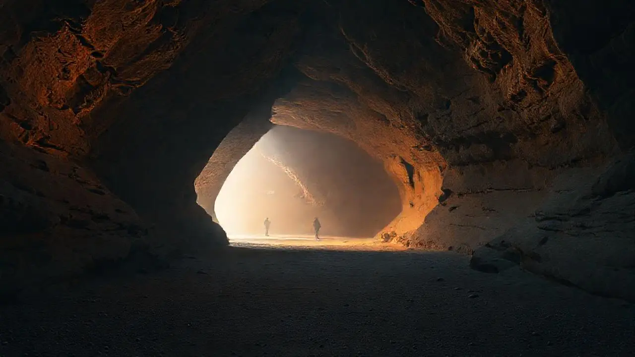 Espacio cavernoso, natural, sereno y vasto