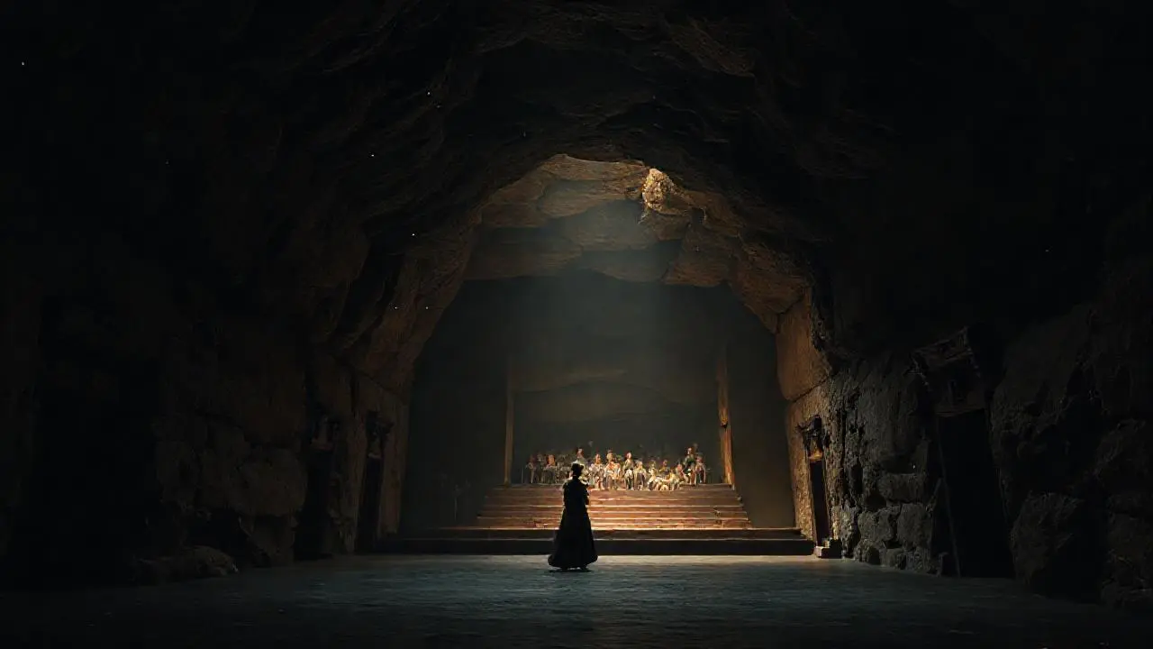 Espacio cavernoso, antiguo y silencioso