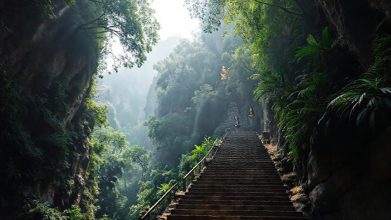 Imponente santuario, naturaleza y arquitectura se fusionan