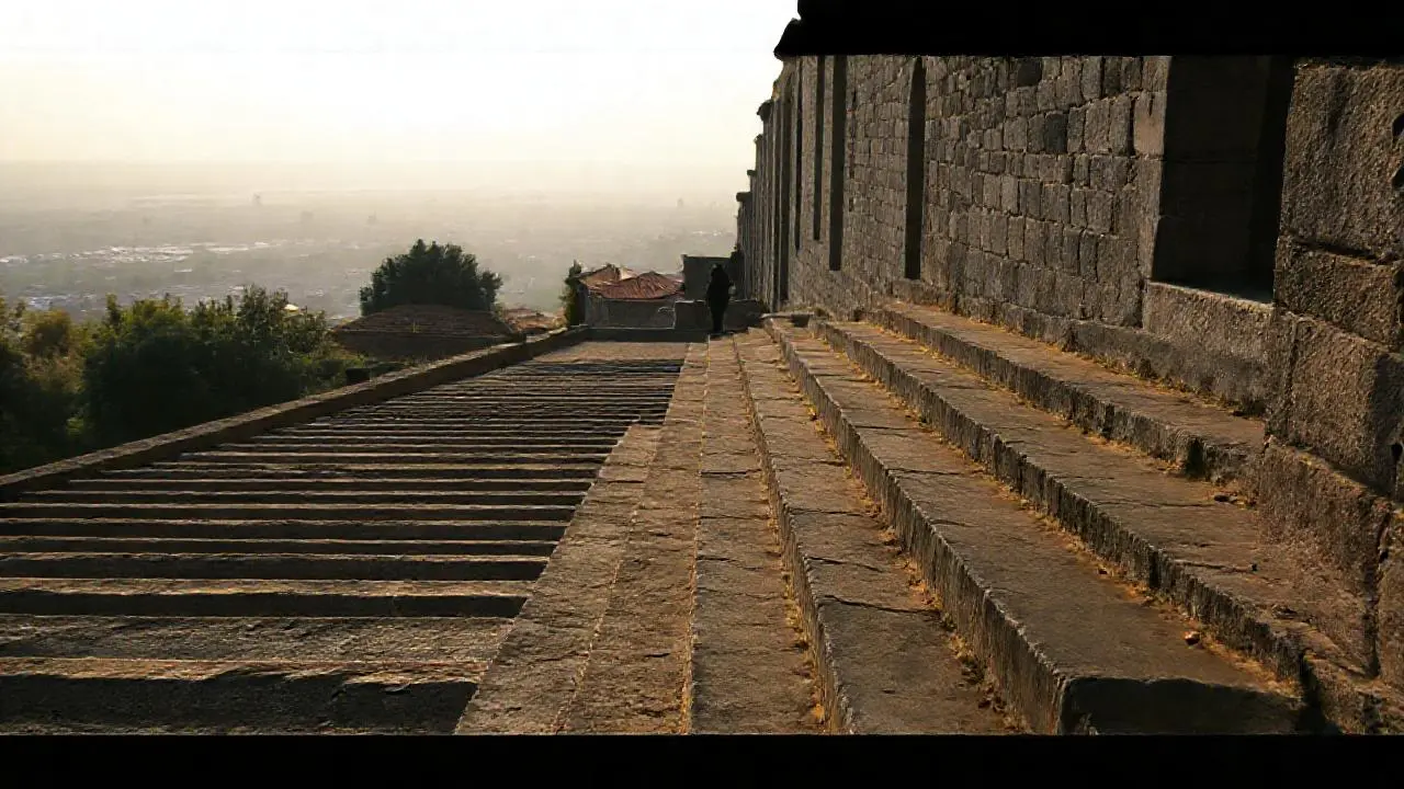 Paz melancólica en una antigua vista