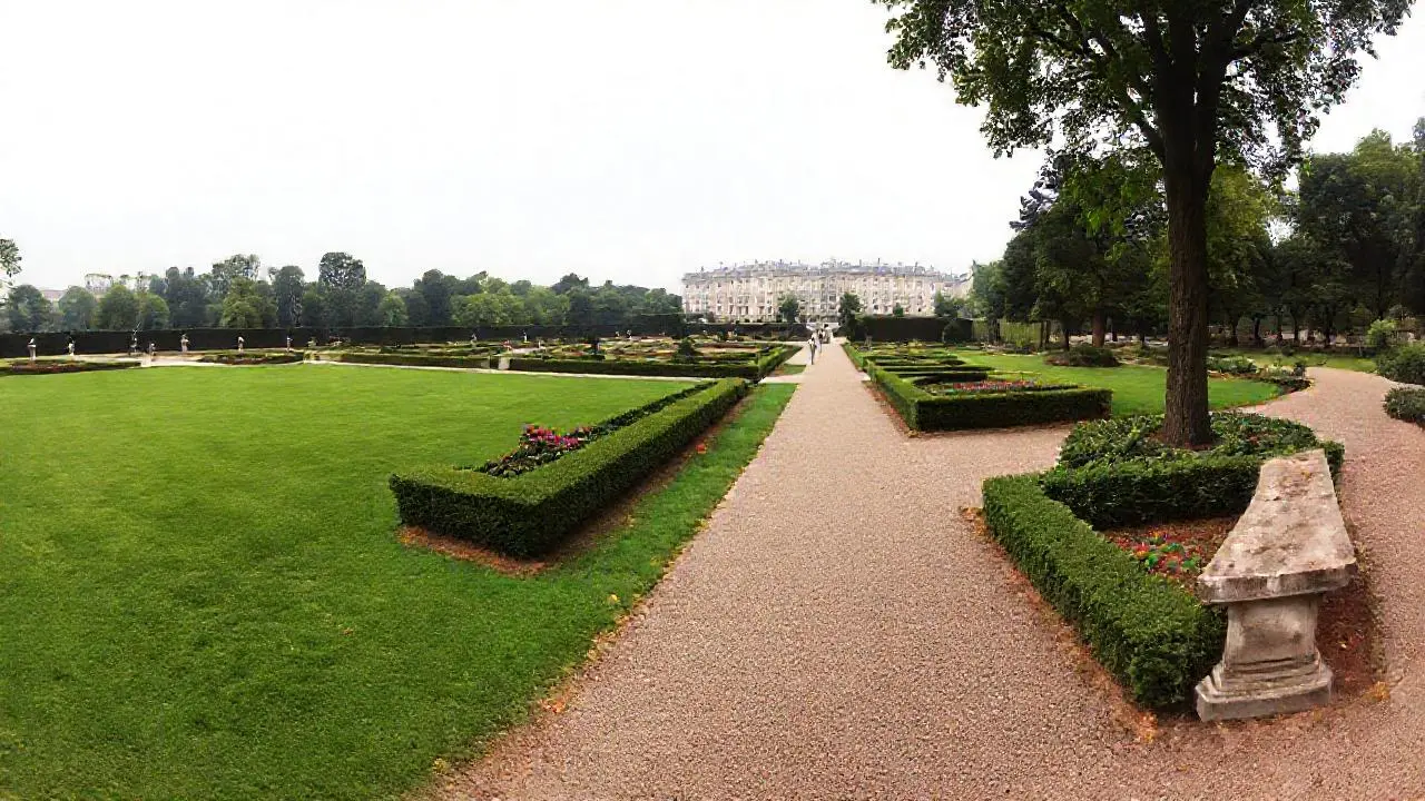 Jardines reales: amplitud, calma y distancia