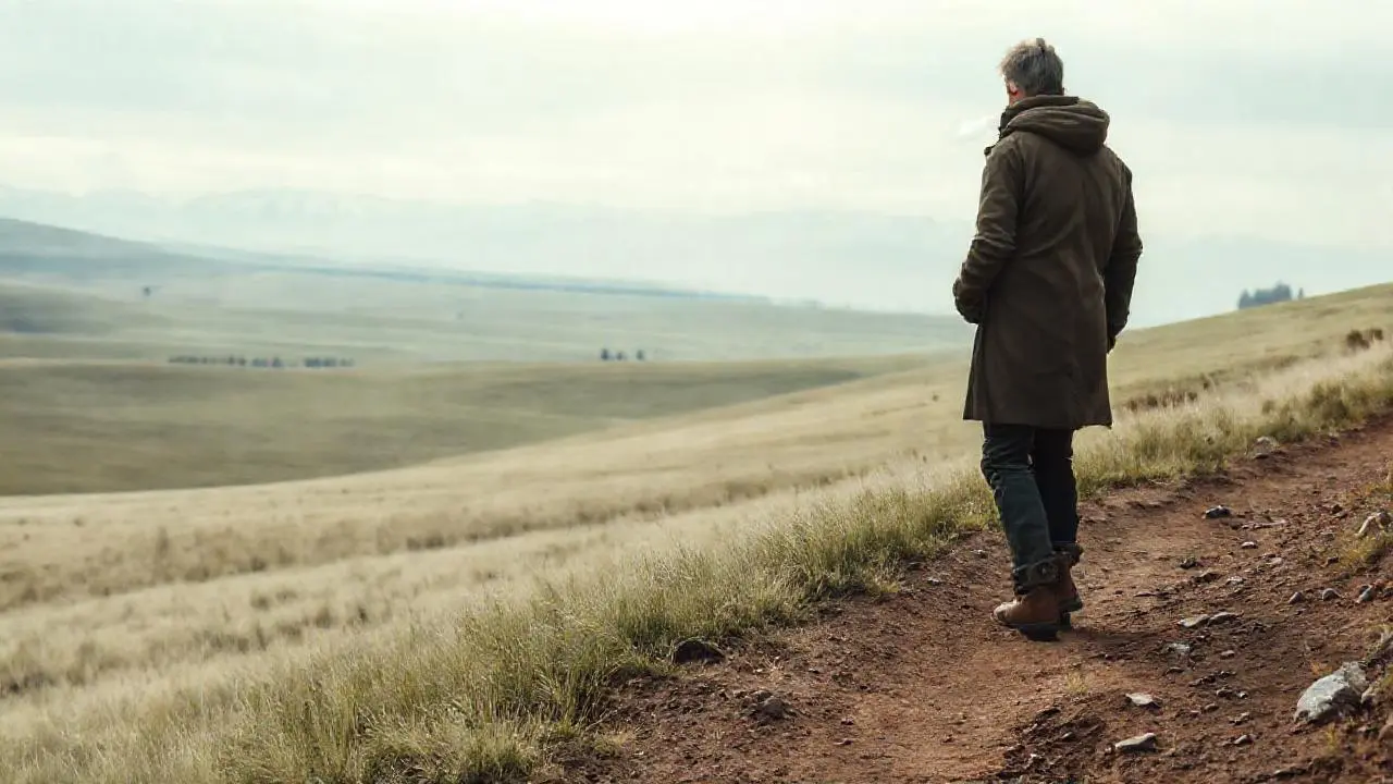 Paisaje vasto, silencioso y ligeramente melancólico