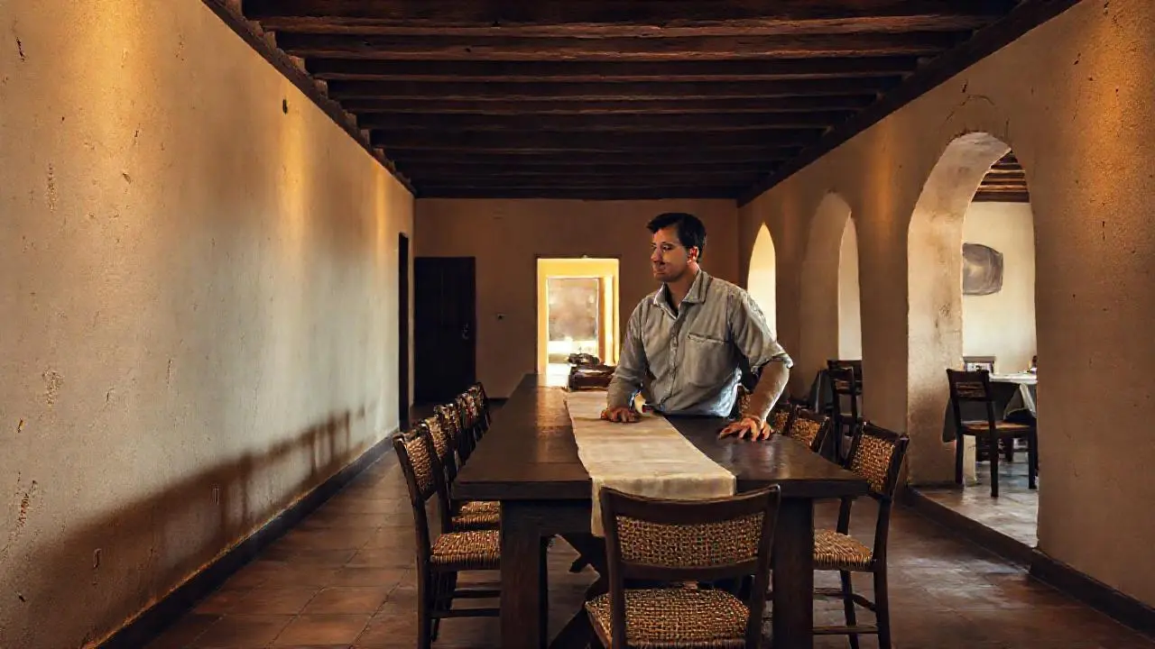 Ambiente cálido, rústico y elegantemente relajado