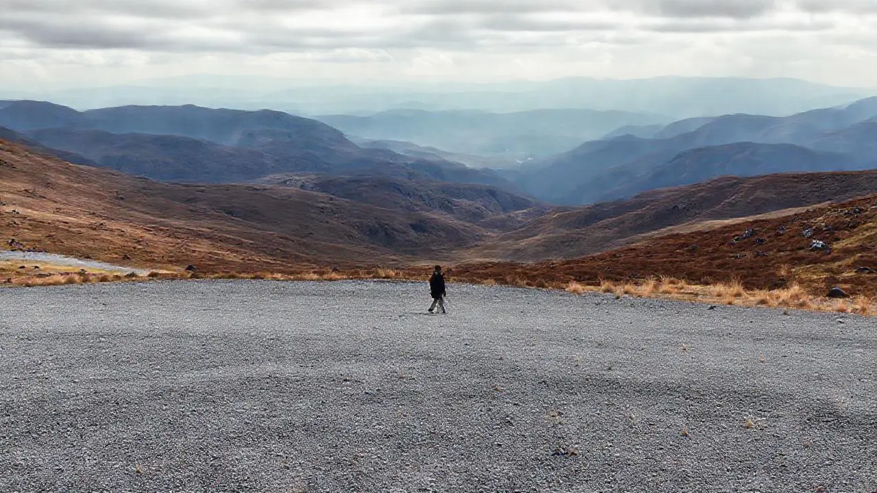 Paisaje vasto, solitario y silencioso