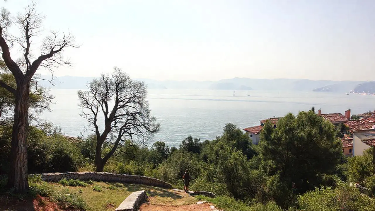 Paz serena en un paisaje amplio