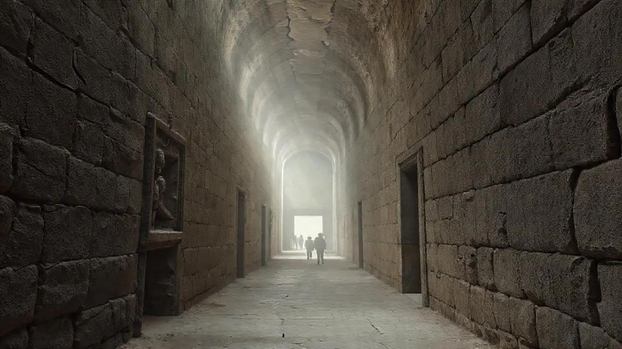 Antigua cámara pétrea, amplia y silenciosa