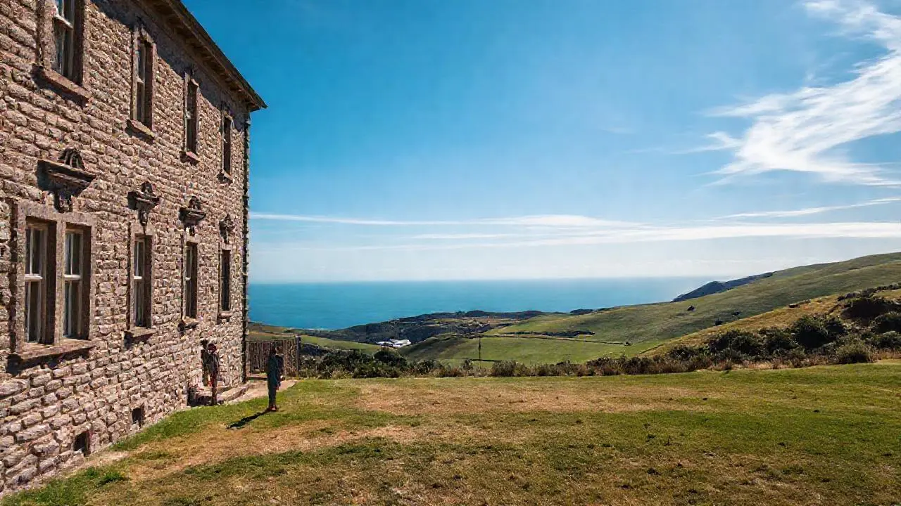 Paz costera, luz suave y perspectiva amplia