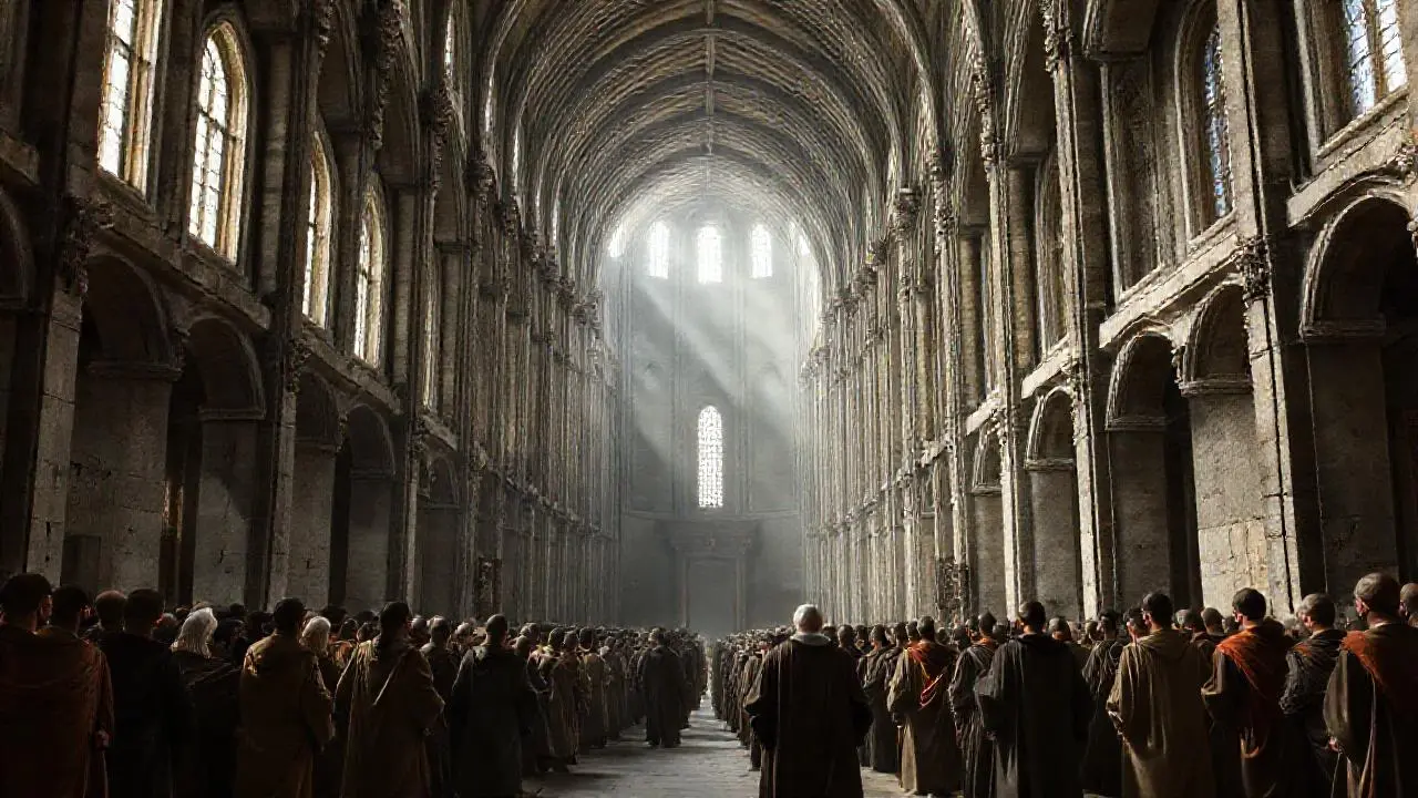 Imponente catedral, solemnidad y vastedad palpable