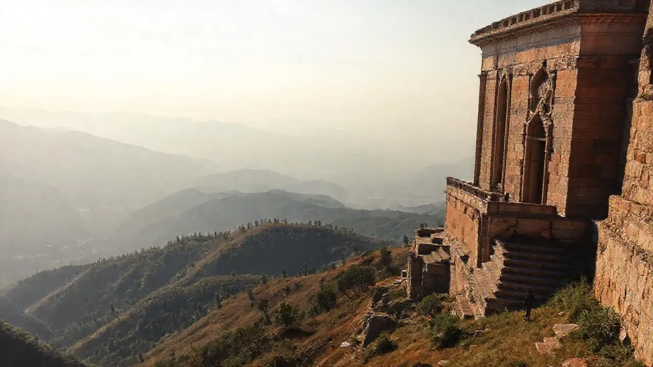 Paisaje montañoso vasto y sereno