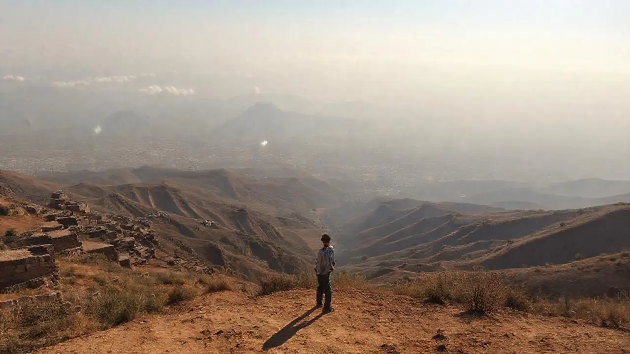 Paisaje vasto, sereno y distante