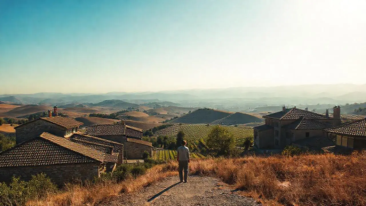 Paz visual en un paisaje armonioso