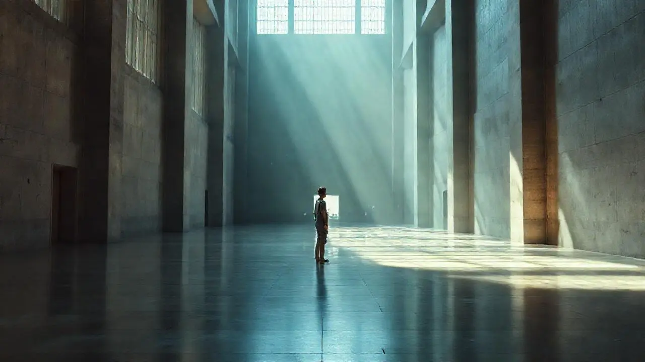 Espacio alto, sereno y atmosférico