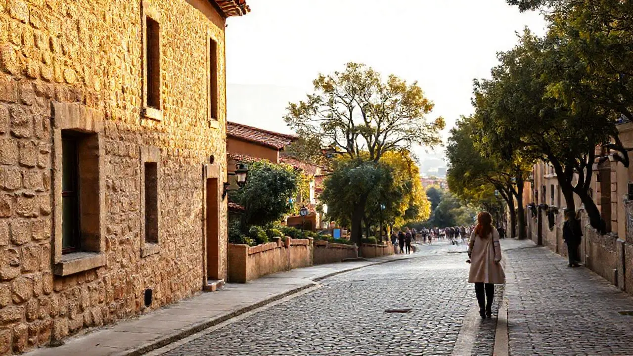 Arquitectura urbana, suave y ligeramente borrosa