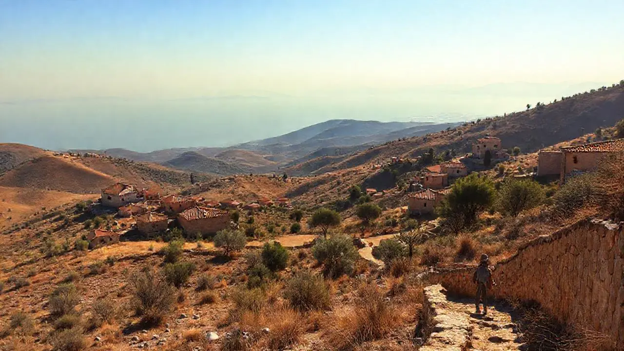 Paisaje rural sereno y vasto