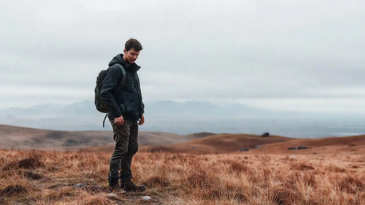 Paisaje vasto y solitario, evocador de calma