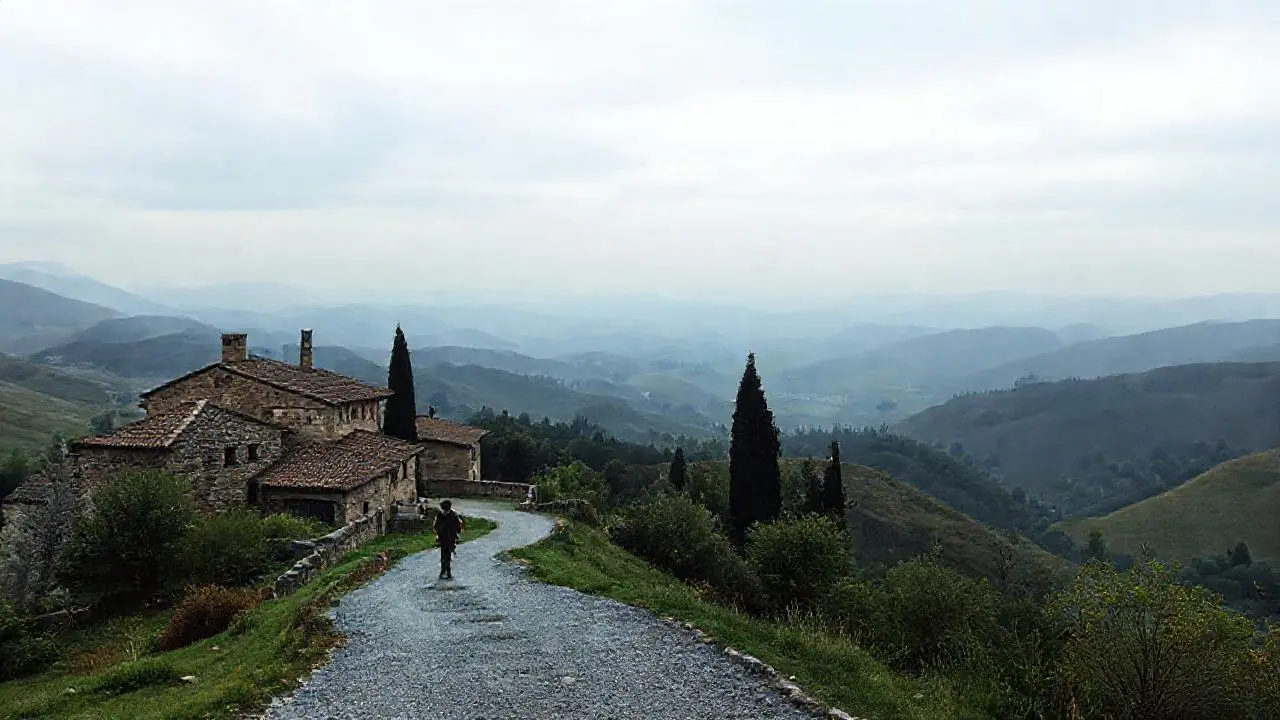 Paisaje tranquilo, distante y sereno