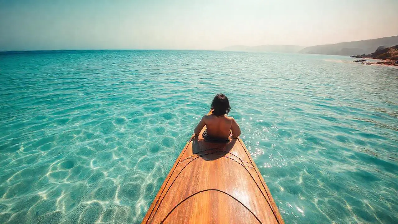 Paz y calma en un paisaje costero