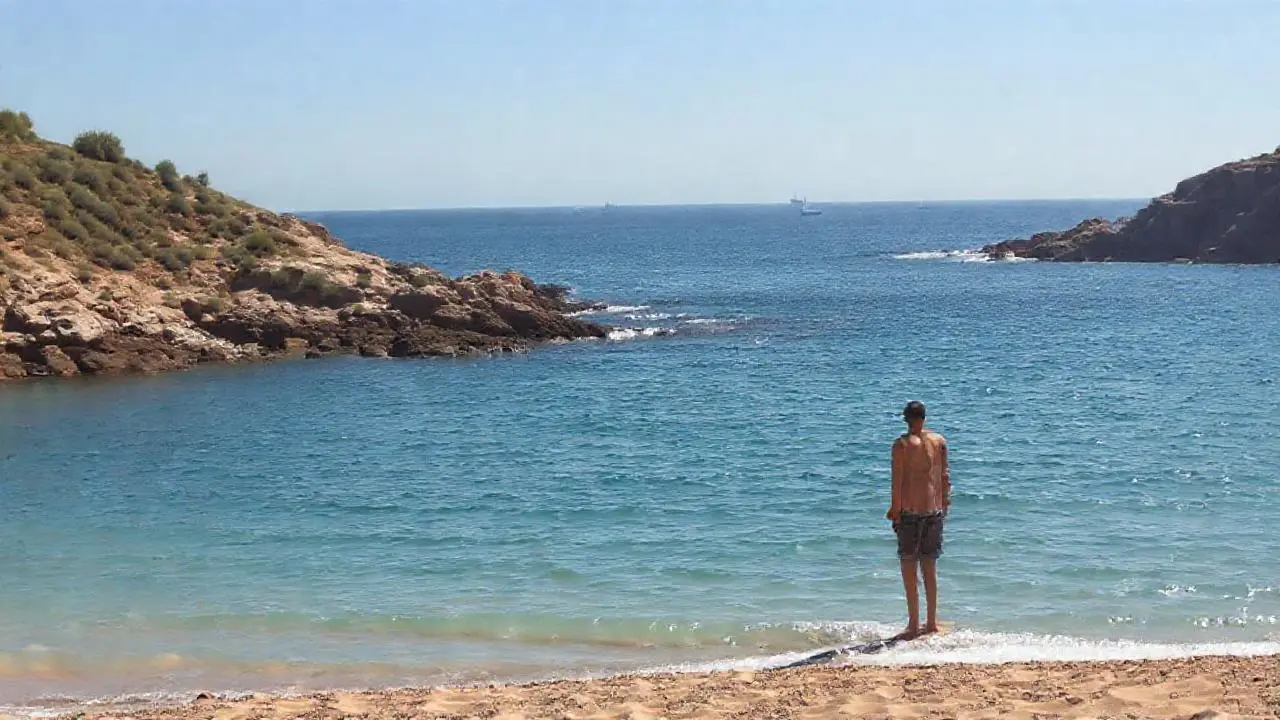 Paz costera, luz cálida y natural