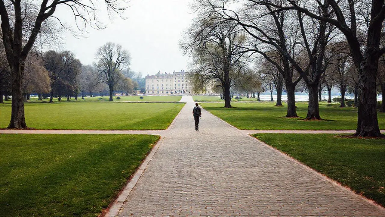 Paz serena en un vasto paisaje