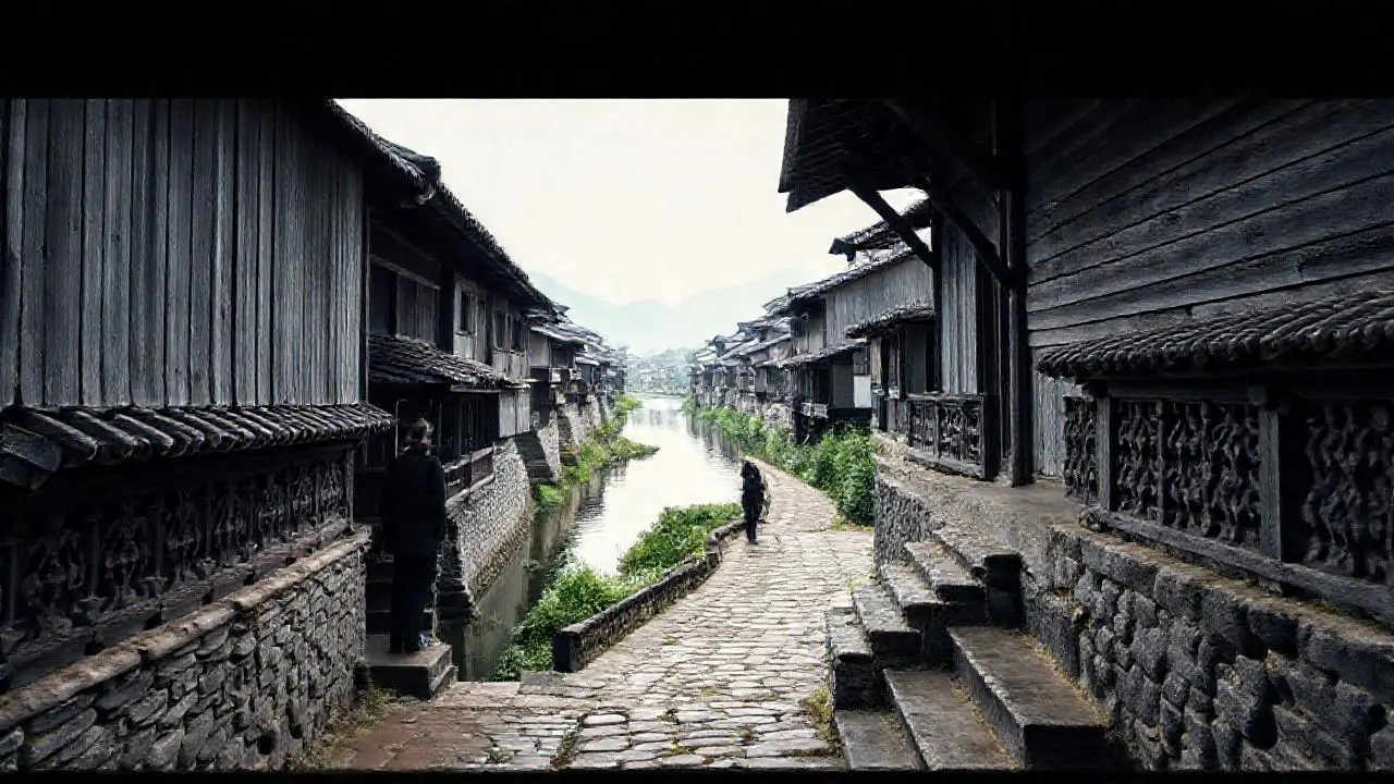 Pueblo antiguo, tranquilo y evocador