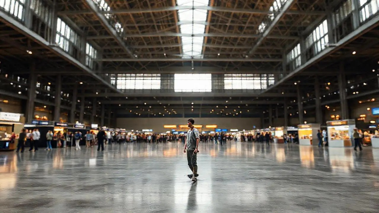 Amplio espacio con ambiente relajado y realista