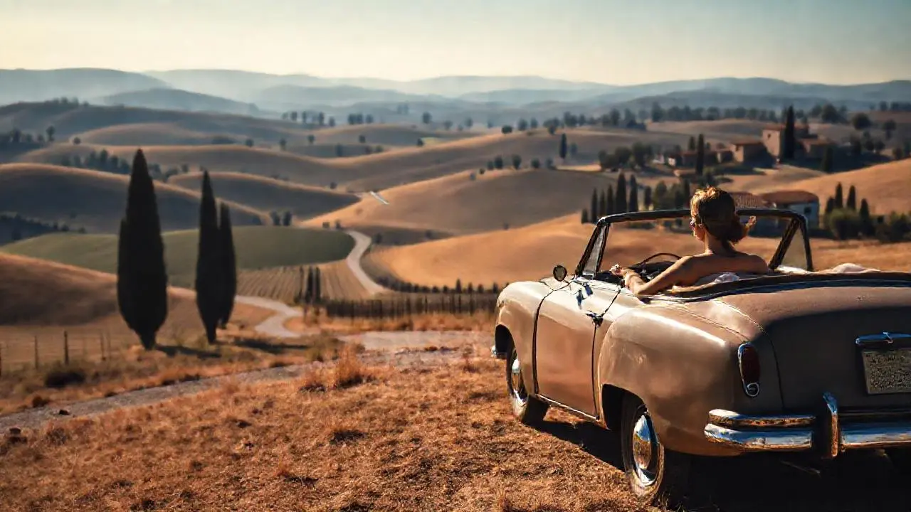 Paz toscana, luz cálida y espacio sereno