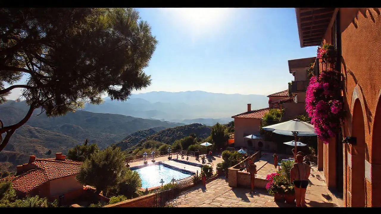 Paz, luz y naturaleza relajante